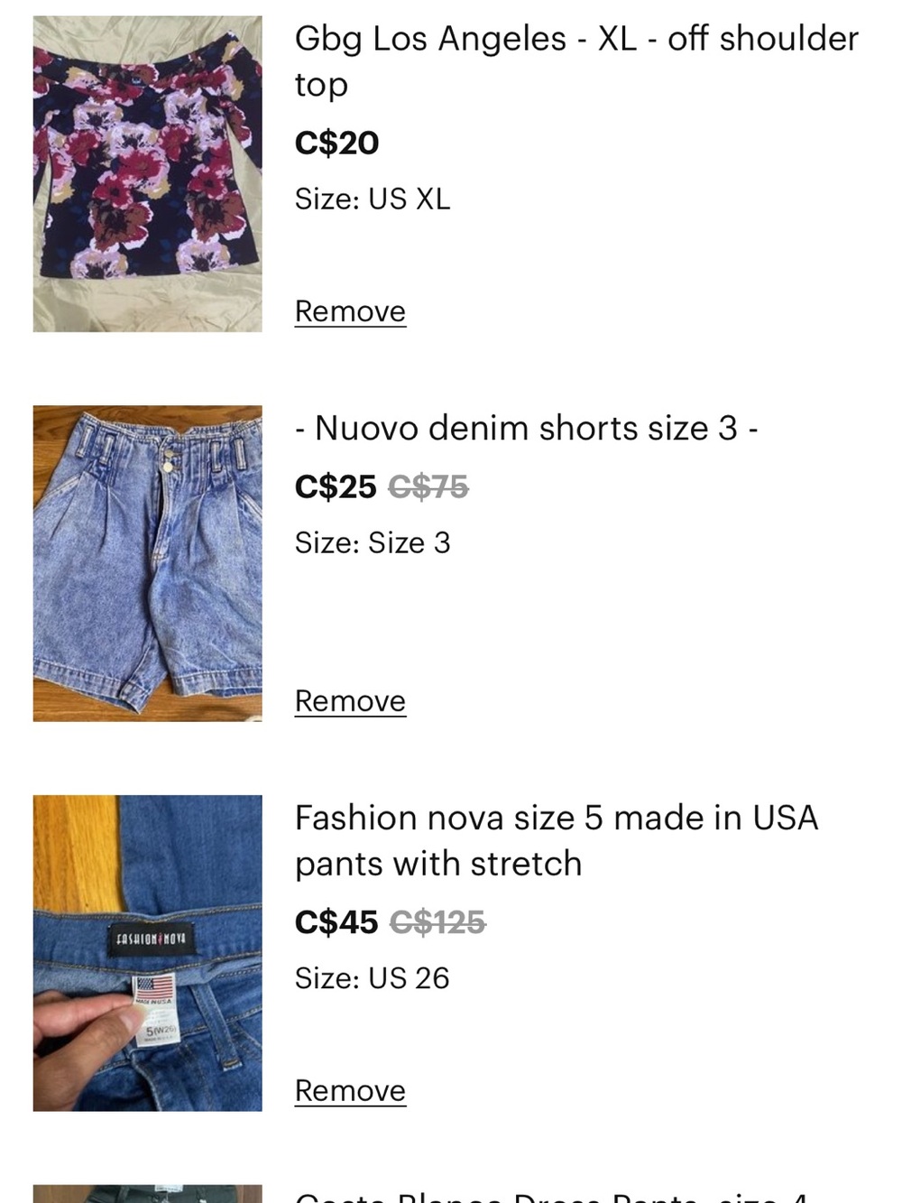 Angela bundle - 6 items